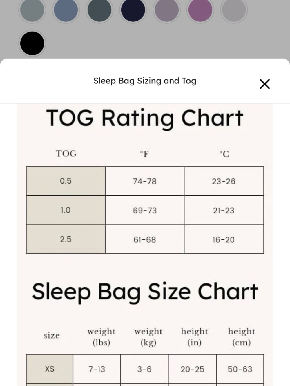 Kyte BABY Sleep Sack Medium 1.0 tog - Picture 3 of 3